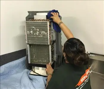 Clean Equipment is Working Equipment, team member at SERVPRO of Anaheim West