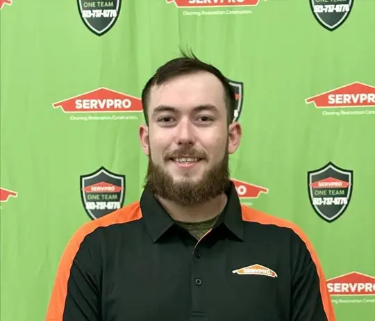 Chandler Davis, team member at SERVPRO of East Central Cincinnati