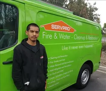 Javier Corona, team member at SERVPRO of Lake Forest South & Laguna Woods