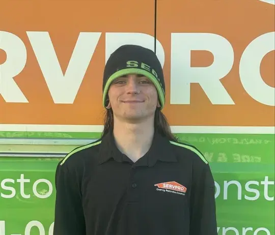 Domonick Souder , team member at SERVPRO of Kingston, Pittston City and Wyoming County
