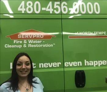 Jeyda Parcell, team member at SERVPRO of North Tempe