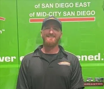 Matthew Brock, team member at SERVPRO of San Diego East