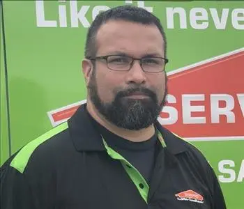 Mike Vela, team member at SERVPRO of East San Antonio