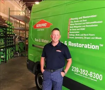 Joseph McBride, team member at SERVPRO of East Naples
