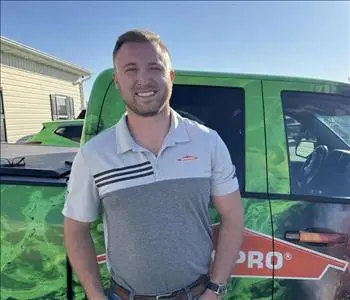 Cale Mogard, team member at SERVPRO of Minot