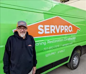Mark Krueger, team member at SERVPRO of Minot