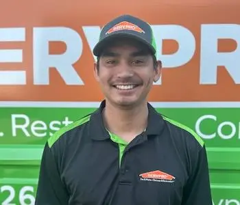 Andrew Palacios, team member at SERVPRO of Lawton
