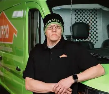 Tristan Justesen, team member at SERVPRO of Wausau