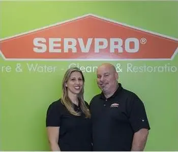 Russ and Jennifer Locandro, team member at SERVPRO of Sunrise