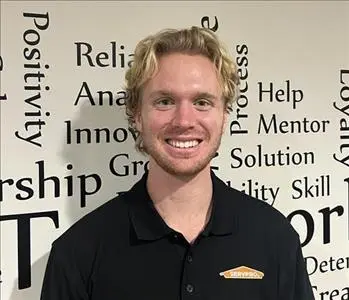 Bryce Van Schepen, team member at SERVPRO of Rochester