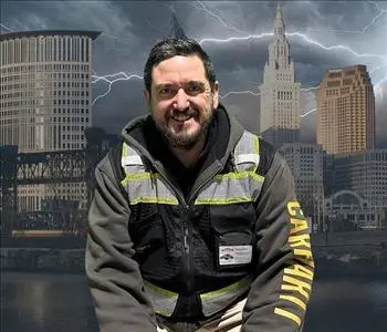 Andrew Meyer, team member at SERVPRO of Northern Lorain County