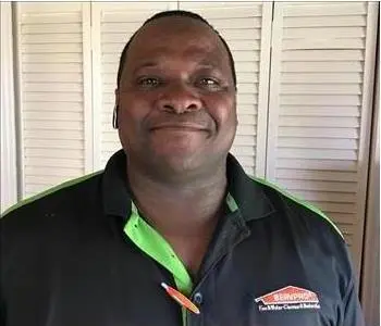 Gary Brown, team member at SERVPRO of Hutto