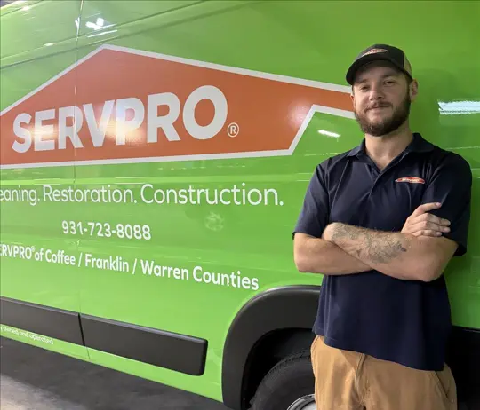 Colby, team member at SERVPRO of Bedford, Lincoln, Marshall and Moore Counties