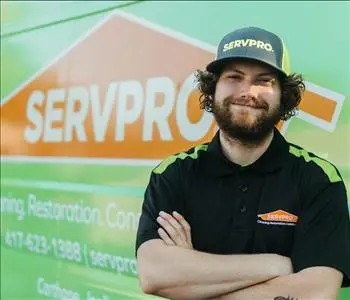David McKnight , team member at SERVPRO of Pittsburg, Fort Scott