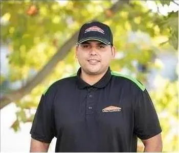 Arturo Guedea, team member at SERVPRO of Laguna
