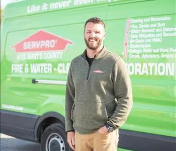 Chad Day, team member at SERVPRO of St. Mary's County