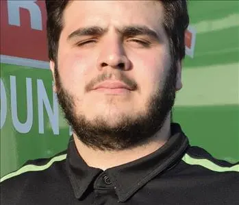 Jordan Coello, team member at SERVPRO of Lake County