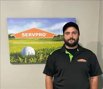 Tyler Jones, team member at SERVPRO of Brunswick