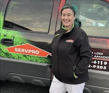 Tori Young, team member at SERVPRO of Lodi
