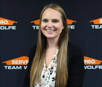 Lara Schumacher, team member at SERVPRO of Marion, Bond, Fayette and Clinton Cos.