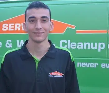 Andranik Sargsyan, team member at SERVPRO of Campbell