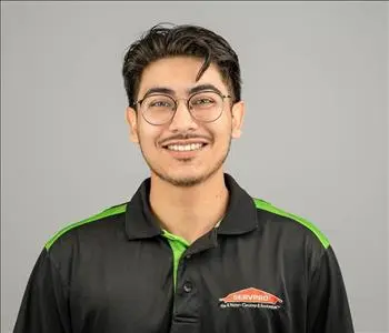 Orion Valencia, team member at SERVPRO of Whittier