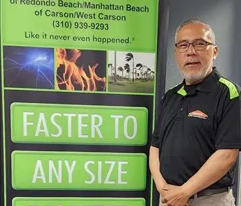 Javier Marquez, team member at SERVPRO of Redondo Beach / Manhattan Beach