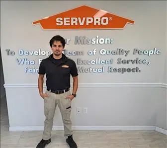 Johnathon Hallock, team member at SERVPRO of Columbia and Suwannee Counties