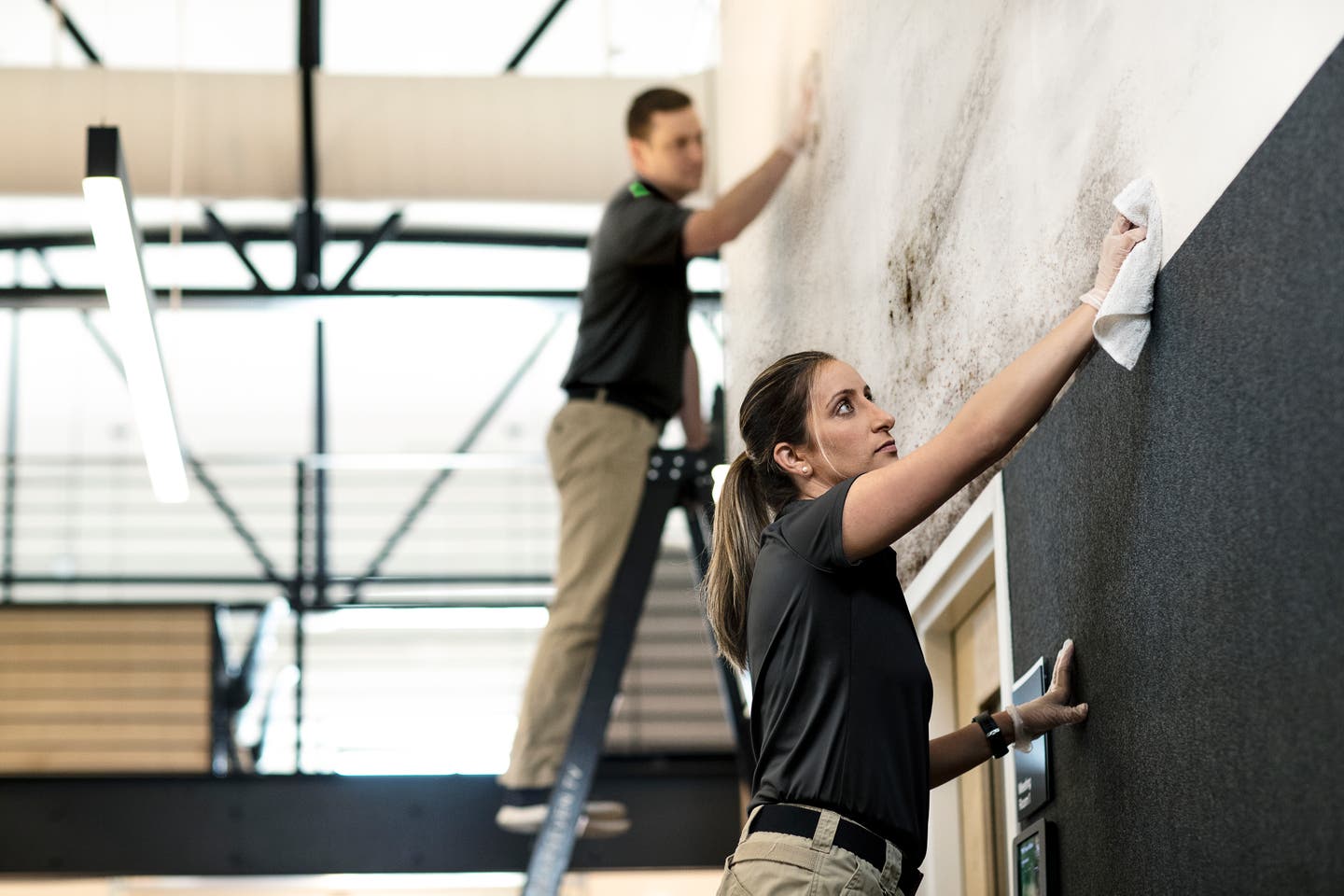 2 workers cleaning walls
SERV1444 Three Year usage. Limited to Internal use at corporate on digital, social and website, with three yea print usage beginning 10/1/2021