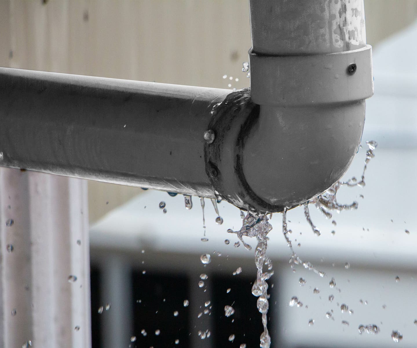 pipe leak requires water damage restoration and water extraction